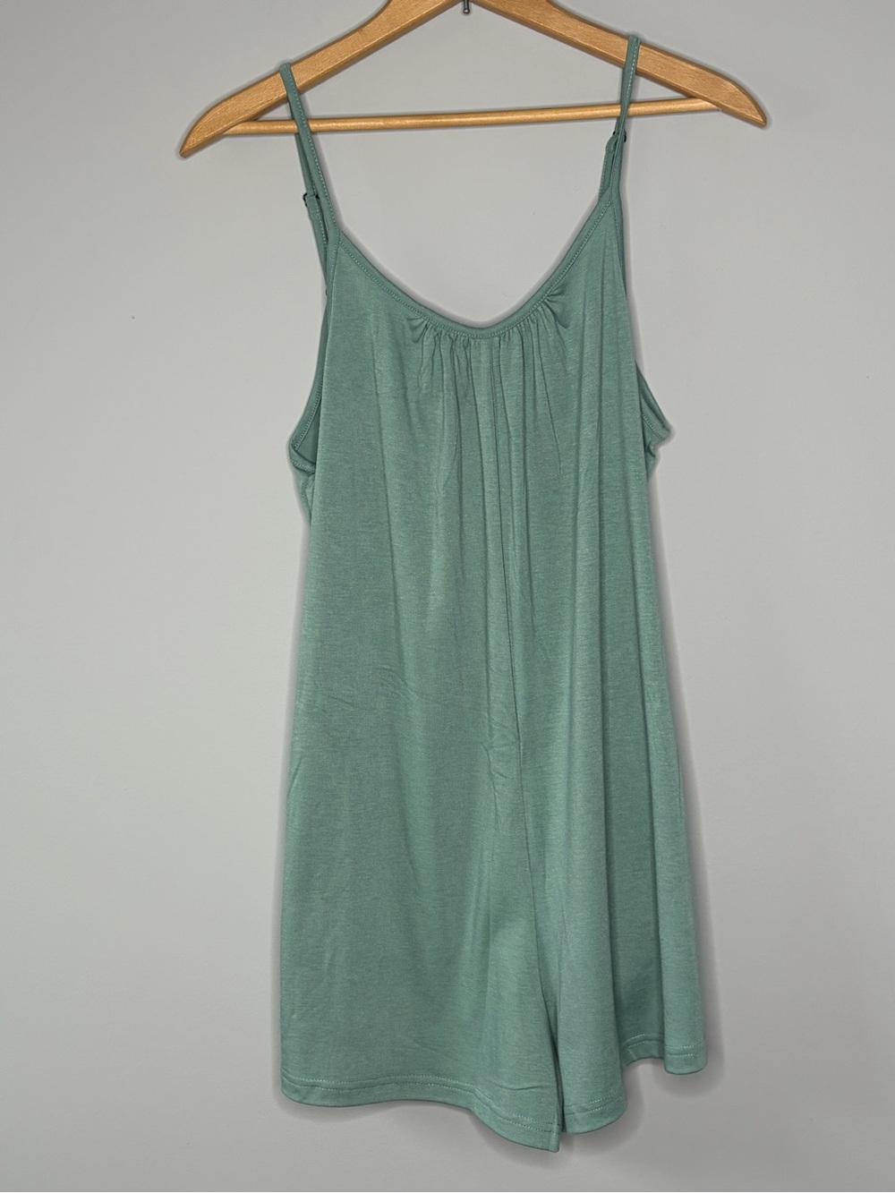 NWOT Women’s Teal Green Romper Small - Picture 3 of 9